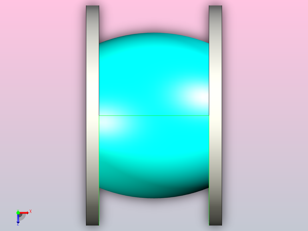 软连接（DN200）俯视图