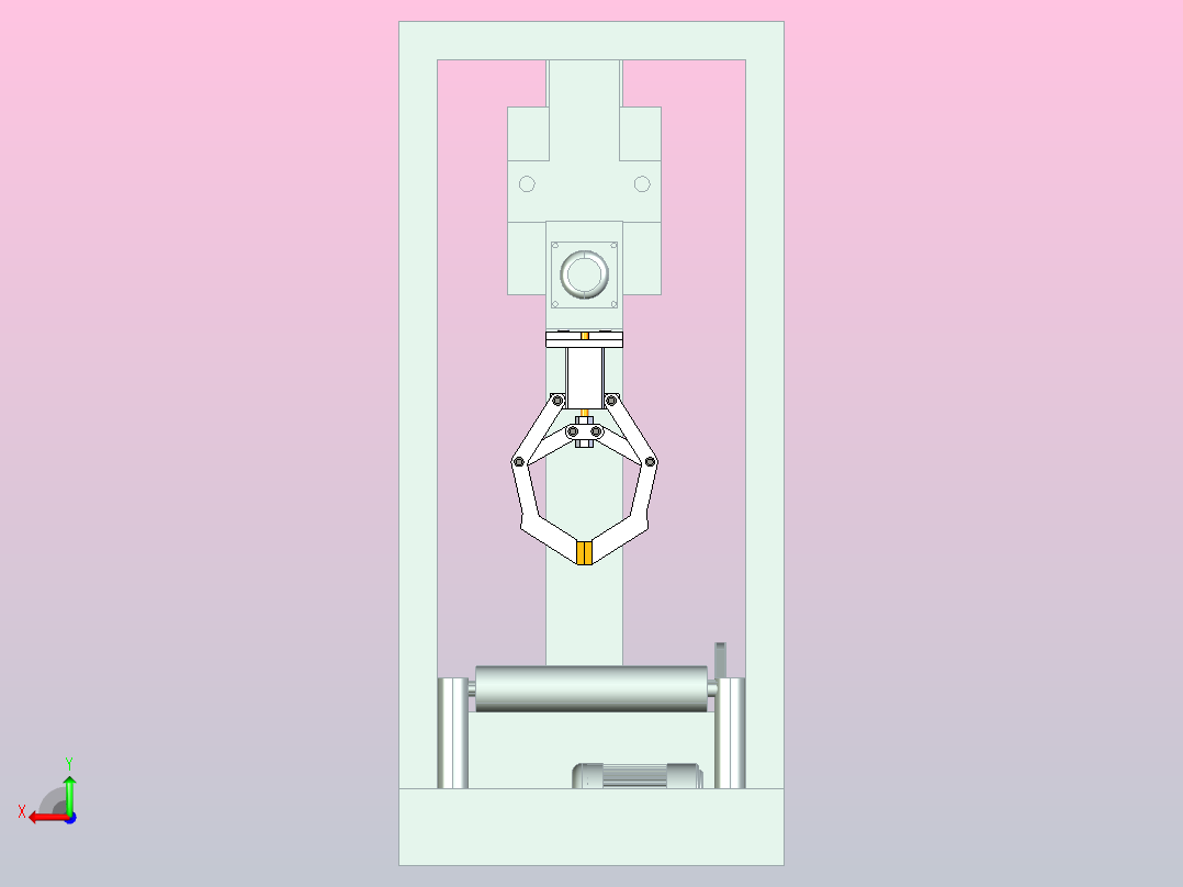 搬运机械手后视图