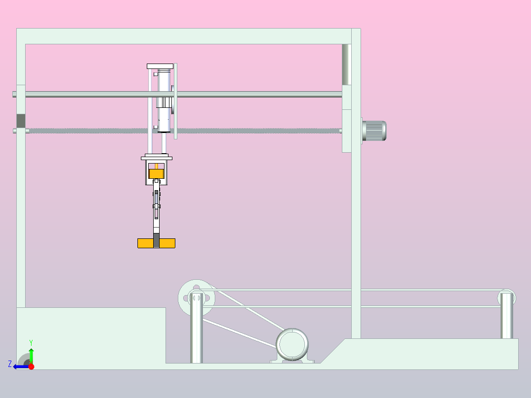 搬运机械手右视图