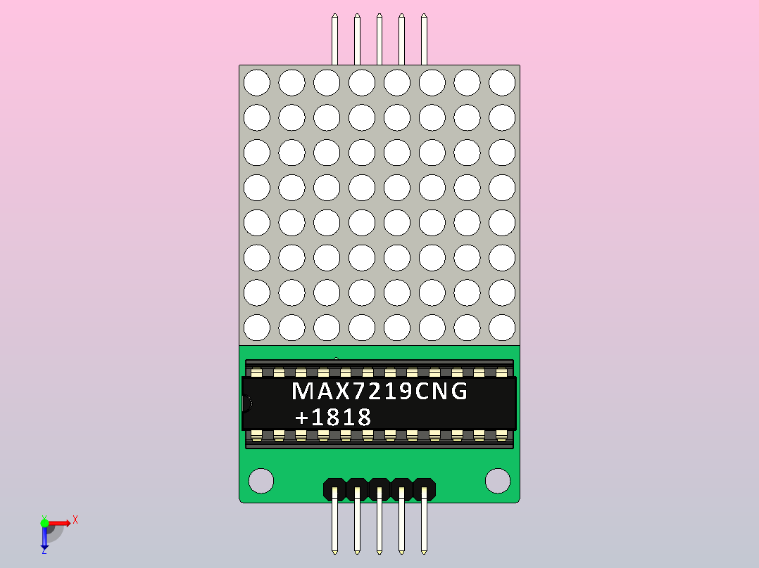 矩阵控制器俯视图