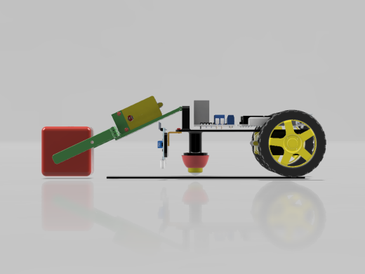 带夹爪的循迹小车3D图纸 STEP格式缩略图
