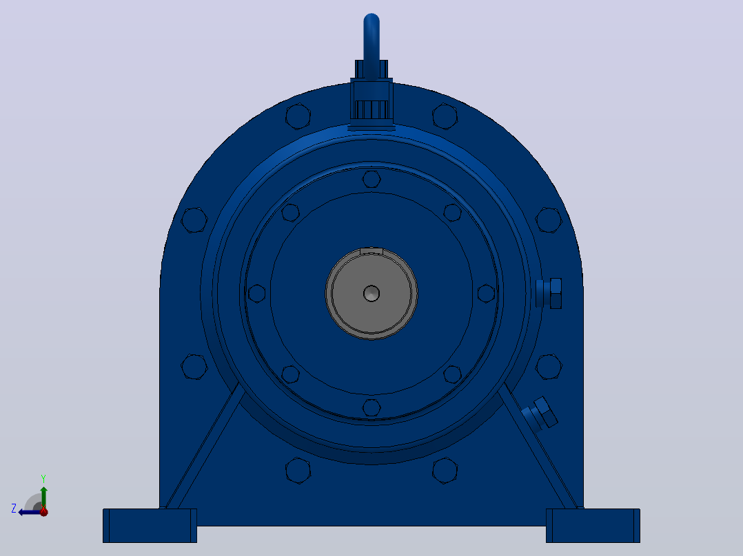 XW型（单级）摆线针轮减速机[XW6-9-M1]右视图