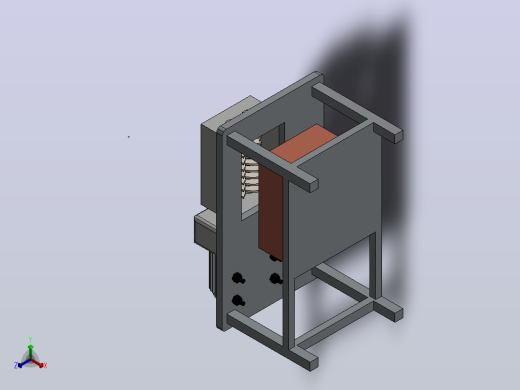 碎纸机paper-crusher-1831-模型格式为 stp正等轴测缩略图