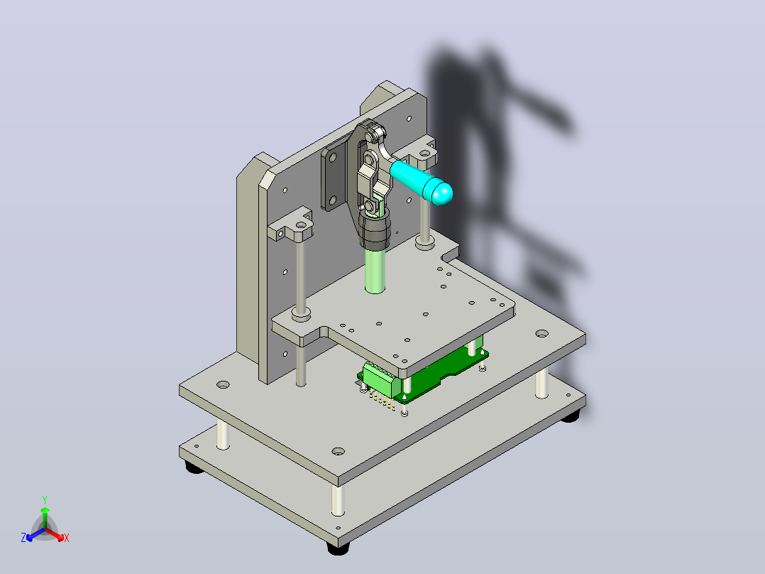 压装治具工装41正等轴测图