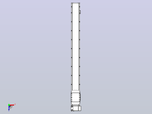 机器人皮带驱动直线轴TPA-GCB-150-P80-L1400-RP-M75-N3俯视缩略图