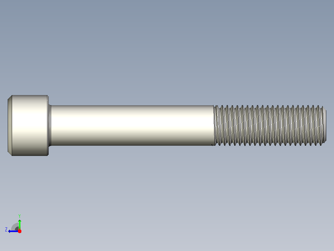 DIN_EN_ISO_4762_M16x110.ipt内六角螺钉右视图