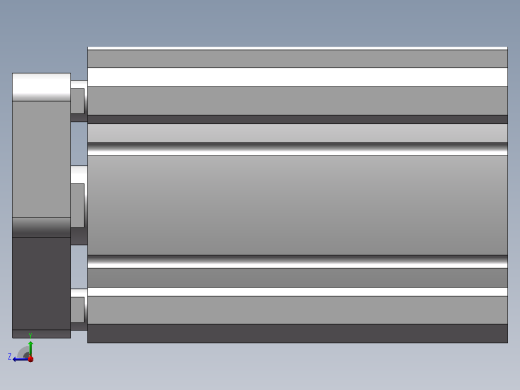 PHD气缸CTS2U50x2_M右视缩略图