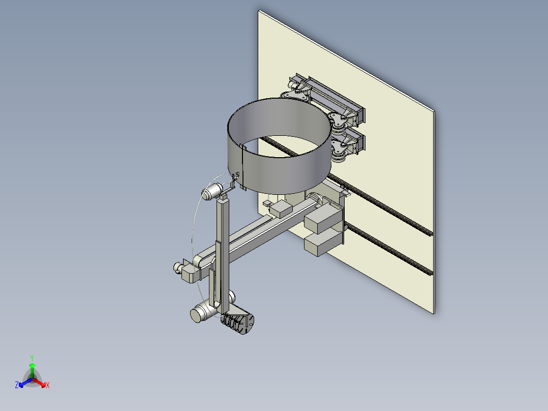大直径圆柱形薄壁件焊接夹具