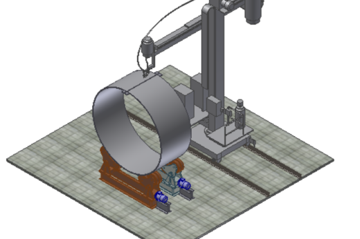 大直径圆柱形薄壁件焊接夹具缩略图
