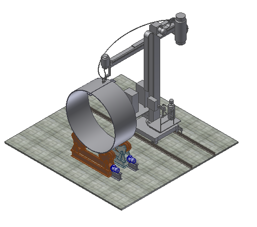 大直径圆柱形薄壁件焊接夹具