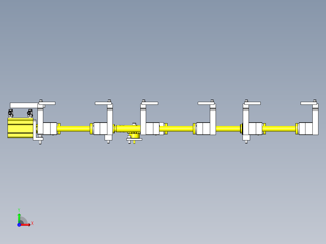 非升降转换装置前视图