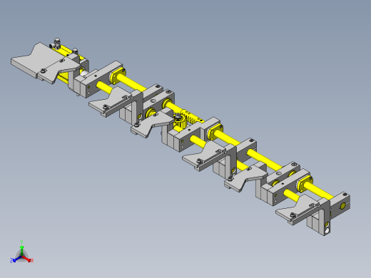 非升降转换装置正等轴测缩略图