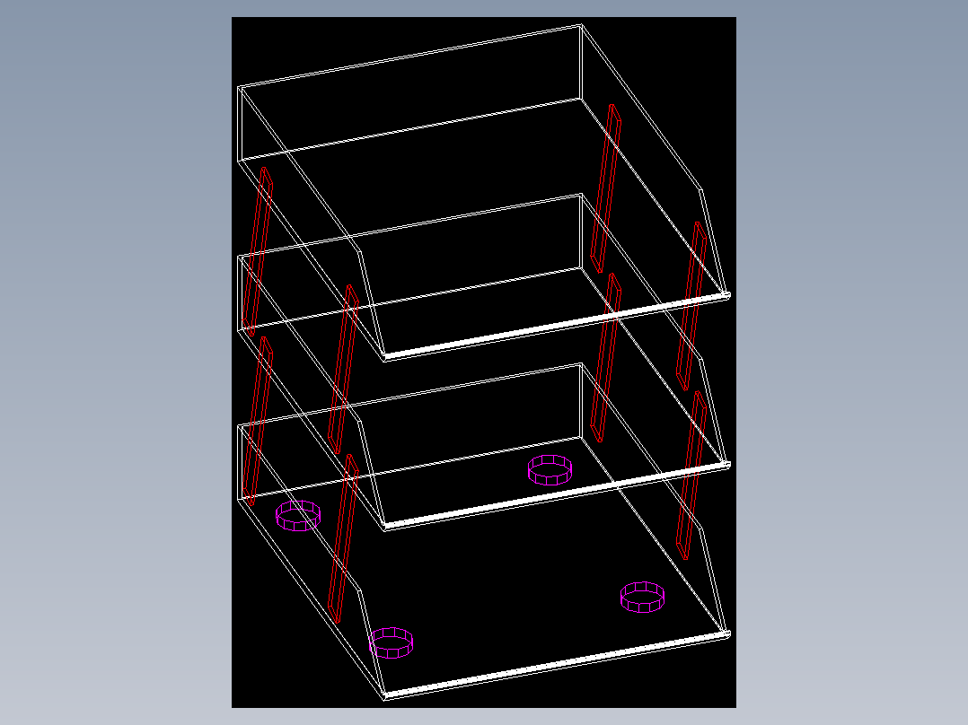 室内家具及植物的维模型十二-B009