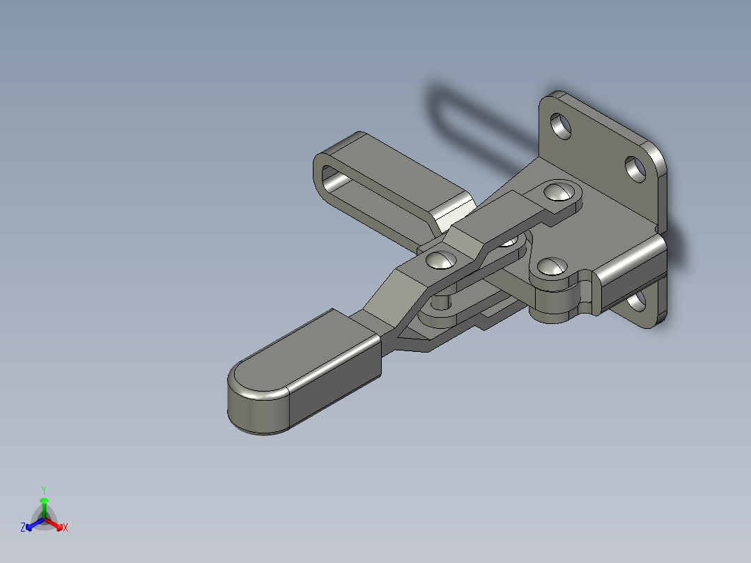 101-A1快速夹钳3D模型