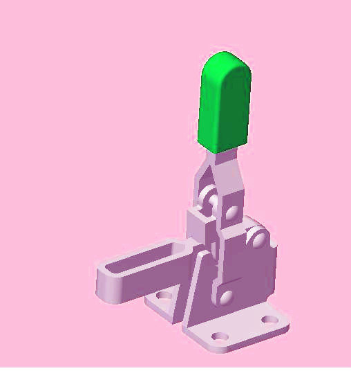 101-A1快速夹钳3D模型缩略图