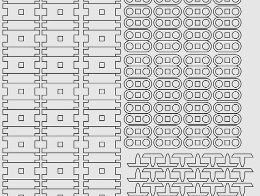StuG III德国三号突击炮坦克模型图纸 激光雕刻 dxf svg格式缩略图