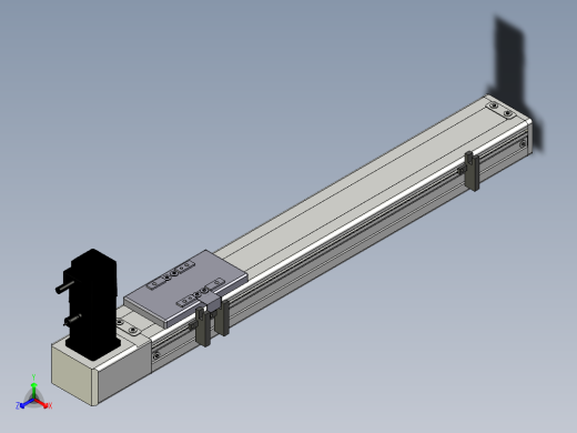 Toyo东佑达直线模组-ETB6-350-BW-M10正等轴测缩略图