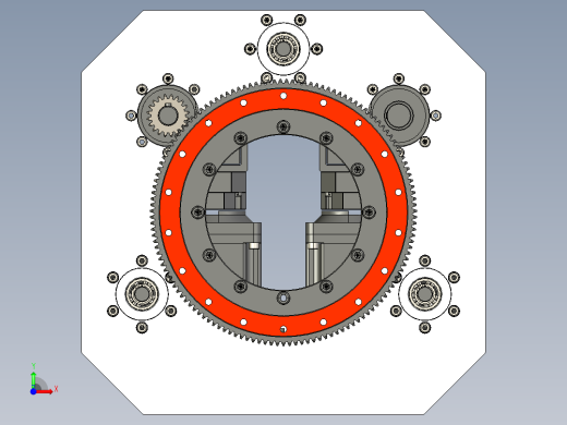 2吨AGV顶升移栽小车3d图纸 非标设计 重载仓库搬运AGV小车3d模型前视缩略图