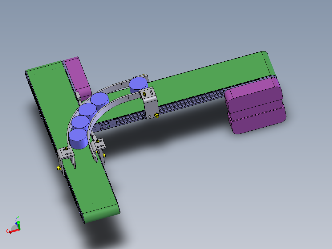 T589 双皮带转弯输送机