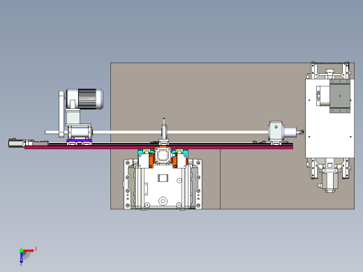 立柱式三坐标内排屑深孔钻床俯视缩略图