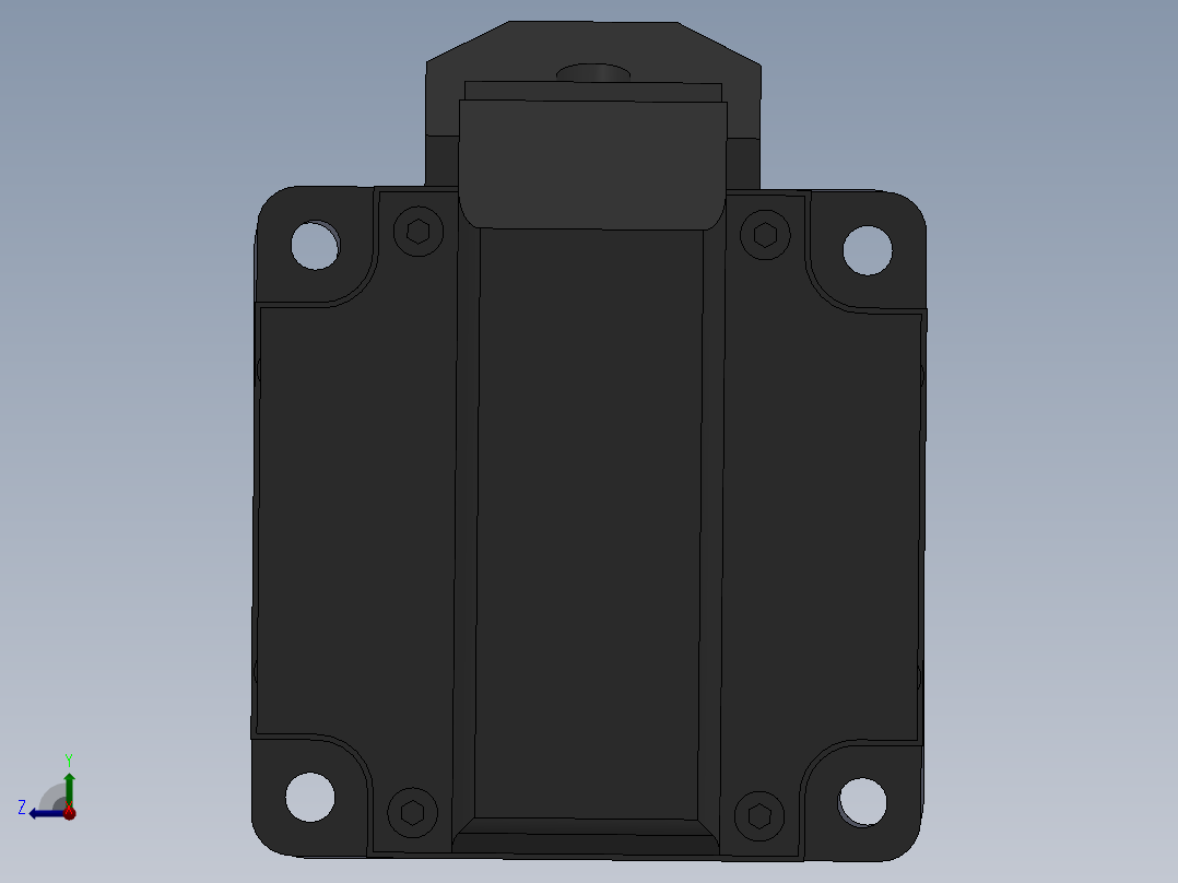 45-TB-(400w电机+联轴器+45法兰60-60+45TB马达座)右视图