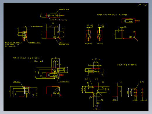 基恩士lv_h42_cad_kc图纸模型
