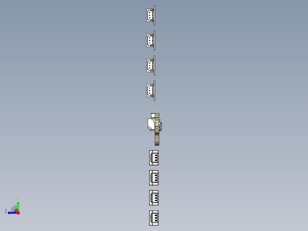 HGLRC LED 控制器和扶手灯右视图