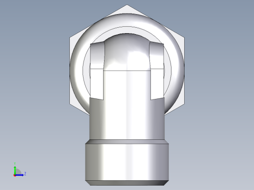 卡套式工业通用硬管接头EO_Bulkhead_elbow_WSV10LOMD71左视缩略图