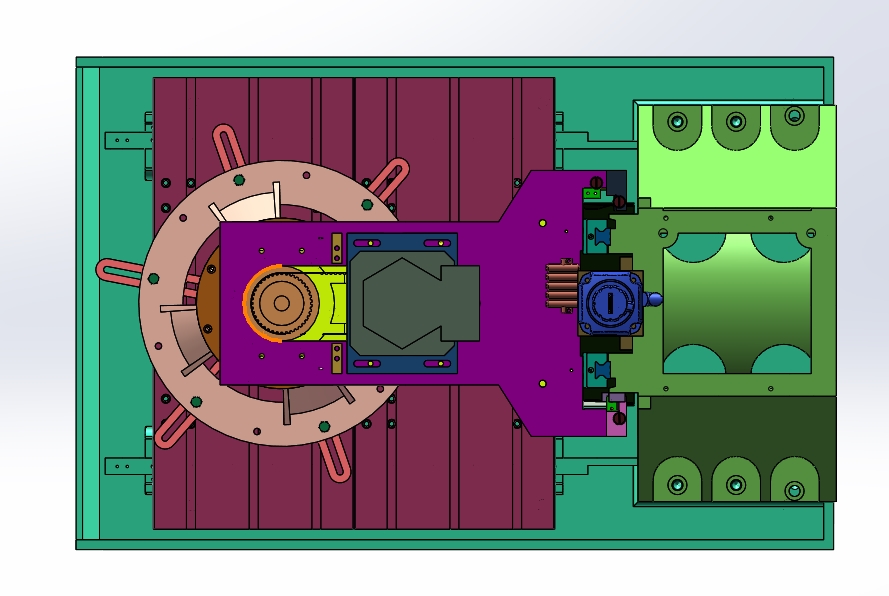 多轴立式钻床三维