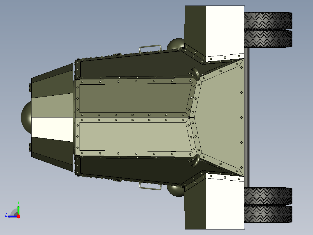 UNL-35装甲车右视图