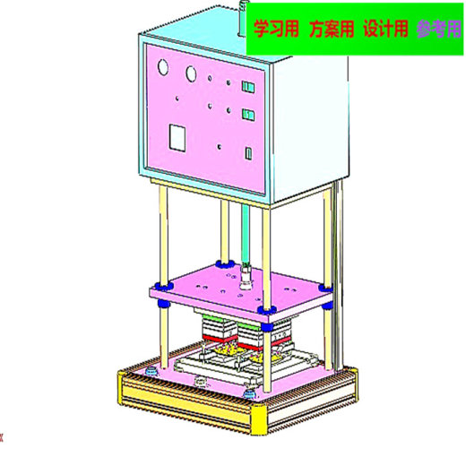 桌上型热熔机3D图纸 非标自动化设备3D图纸3D模型缩略图