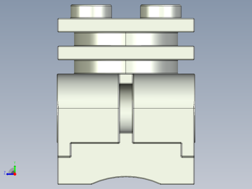 气缸电机-2850 Old Grey Technic Engine Cylinder Head右视缩略图