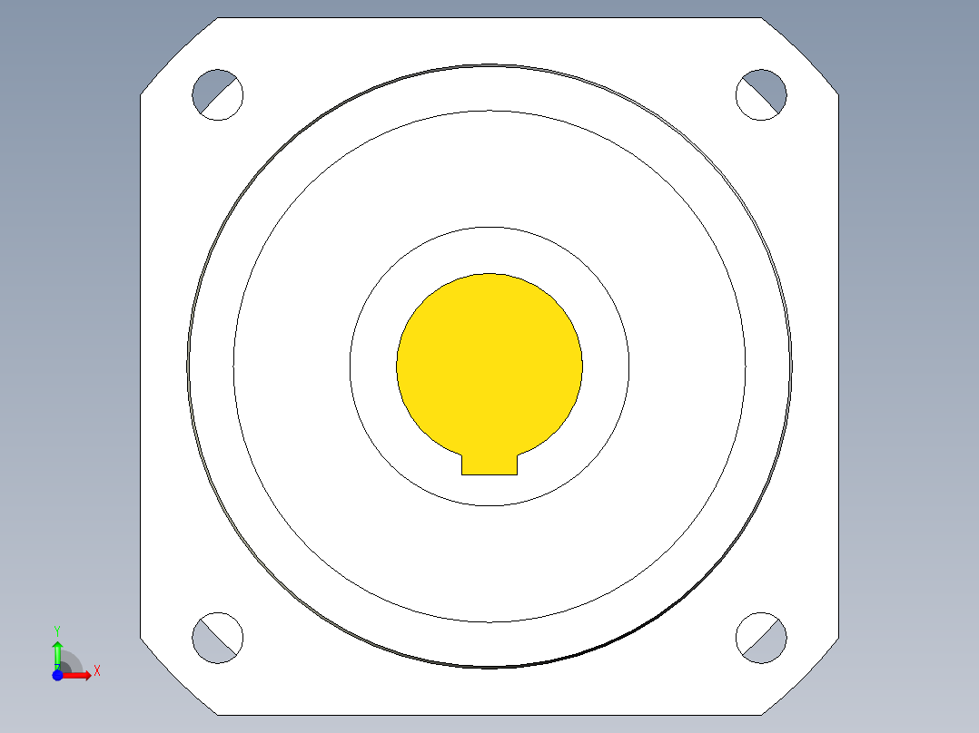 直齿孔PLX142-L2 22-110-145-M8.stp前视图