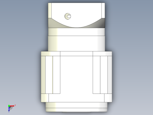 直齿孔PLX142-L2 22-110-145-M8.stp俯视缩略图