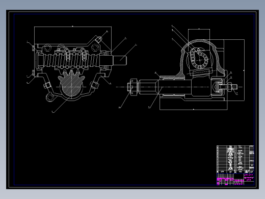 QC441-汽车机械转向系统设计[循环球式转向器]汽车类设计[全套CAD和文档]