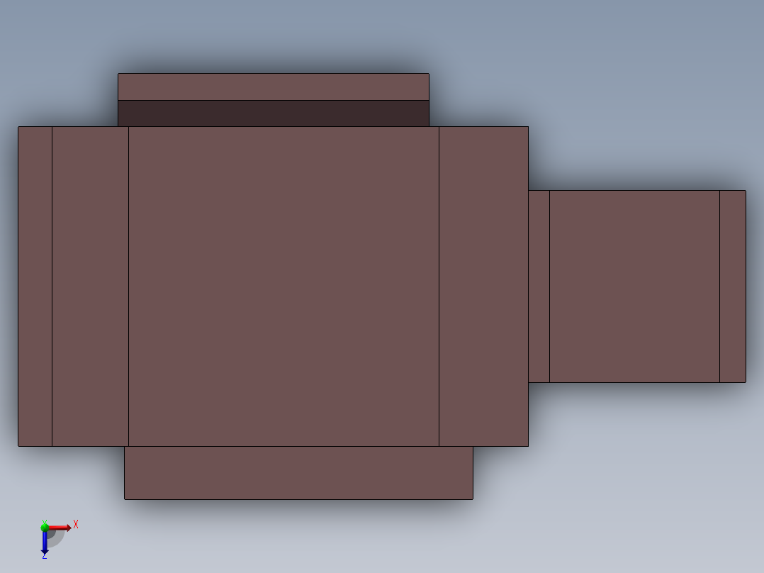 LC1-D40..D65(3极)接触器施耐德.rar俯视图