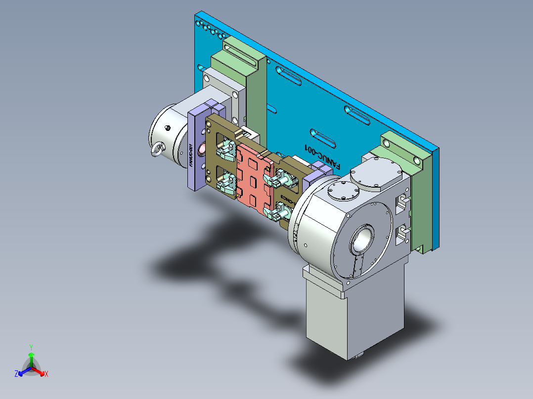 X1-笔记本CNC工装夹具三维模型CNC3-0113