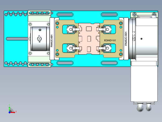 X1-笔记本CNC工装夹具三维模型CNC3-0113前视缩略图