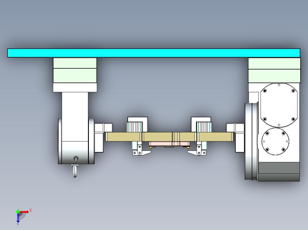 X1-笔记本CNC工装夹具三维模型CNC3-0113俯视图