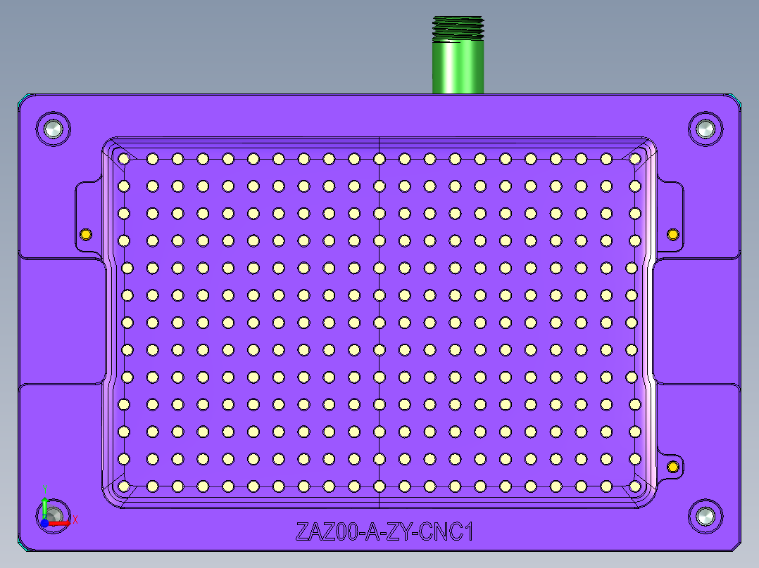 ZAZ00-A-CY-笔记本CNC工装夹具三维模型CNC1-2016-1-4前视图