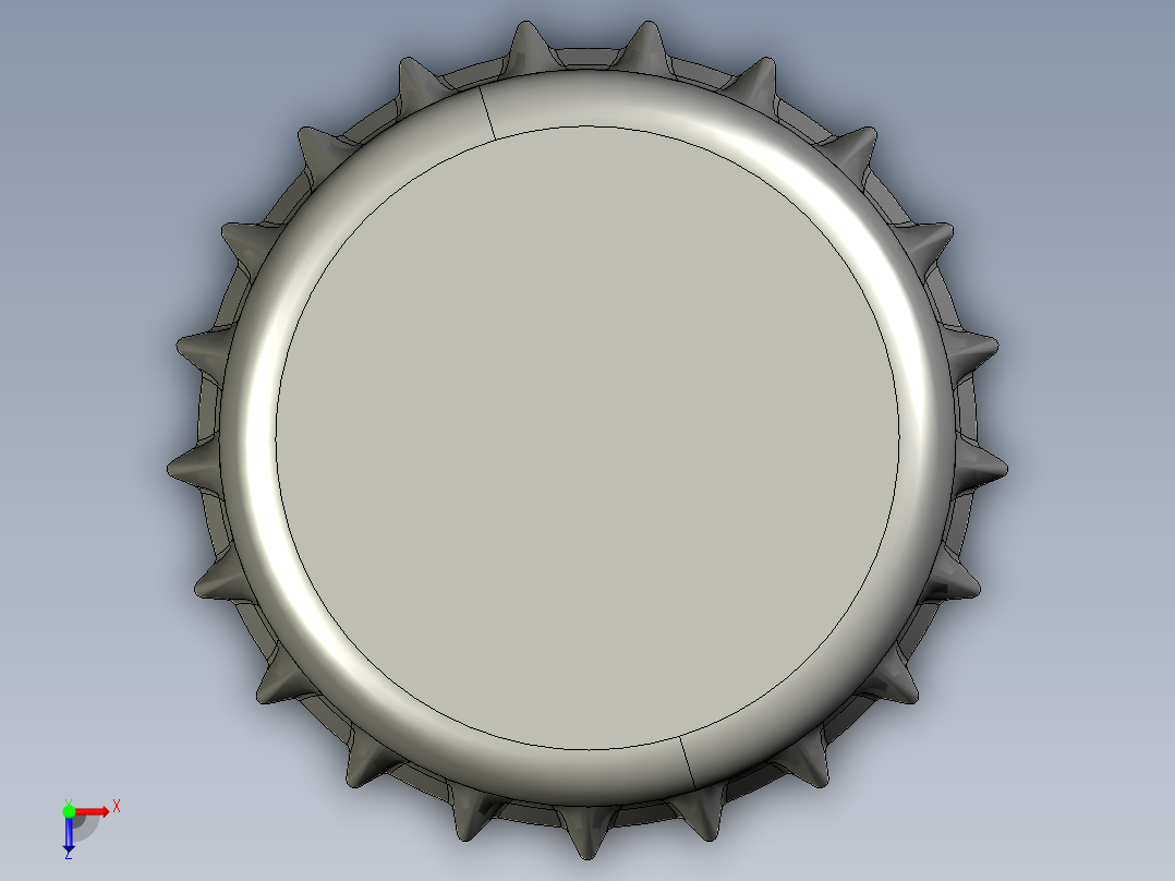 瓶盖、盖子(45)俯视图