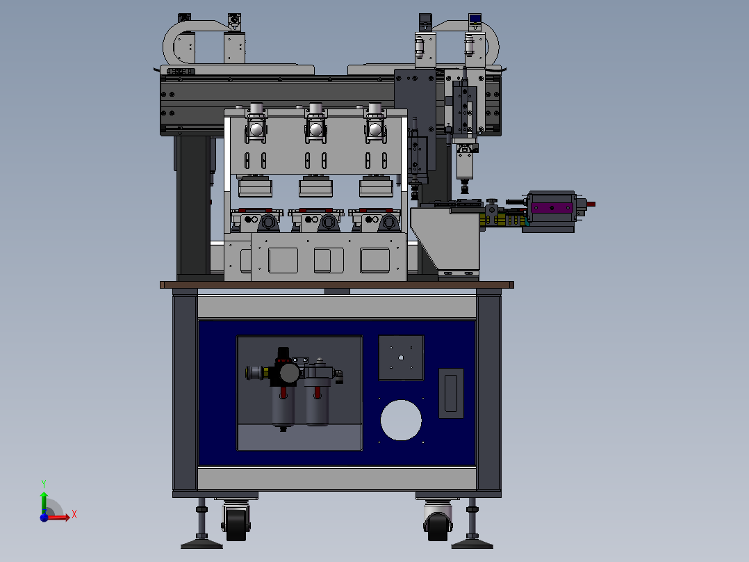 手机电池压合机sw18前视图