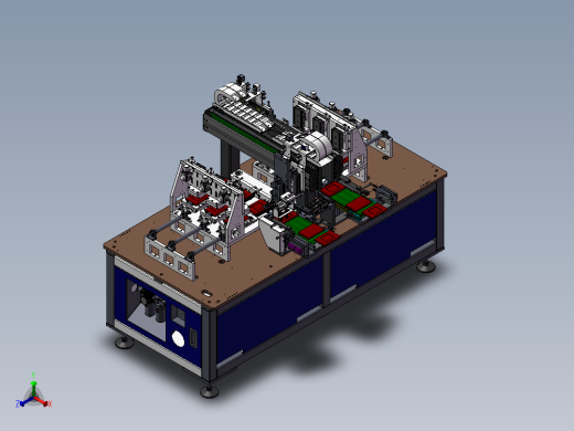 手机电池压合机sw18正等轴测缩略图