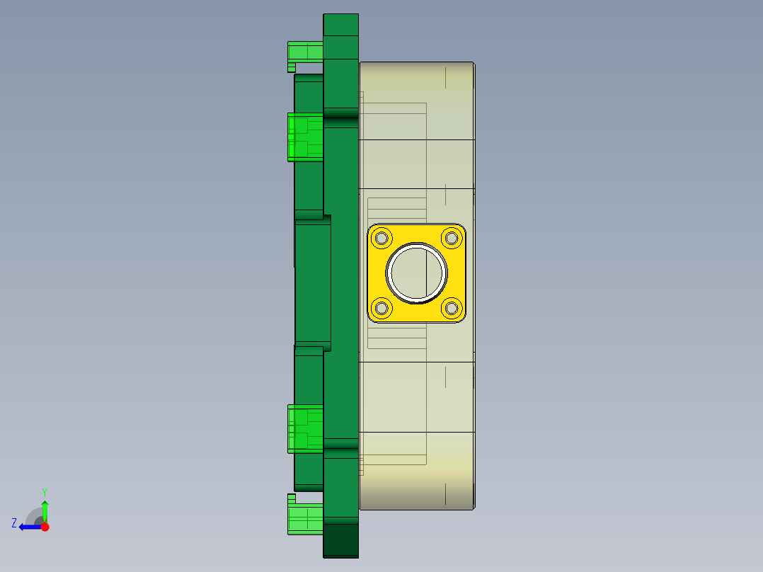 L14-A-笔记本CNC工装夹具三维模型CNC1-210701右视图