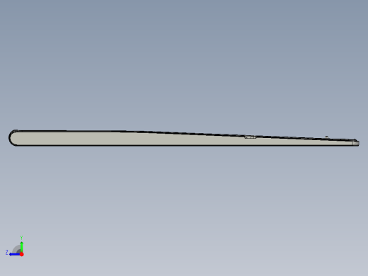 THINKPAD电脑键盘壳铣HINGE缺口程序模型右视缩略图