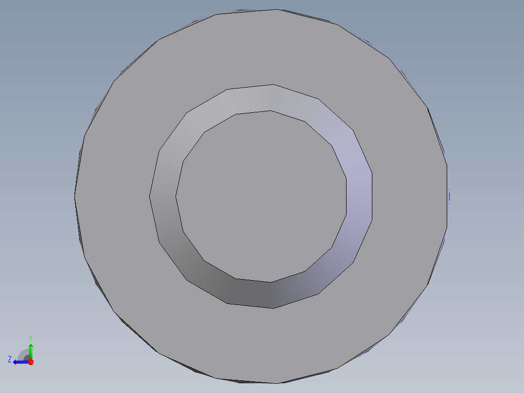 内六角圆柱头螺钉  M6×3001右视图