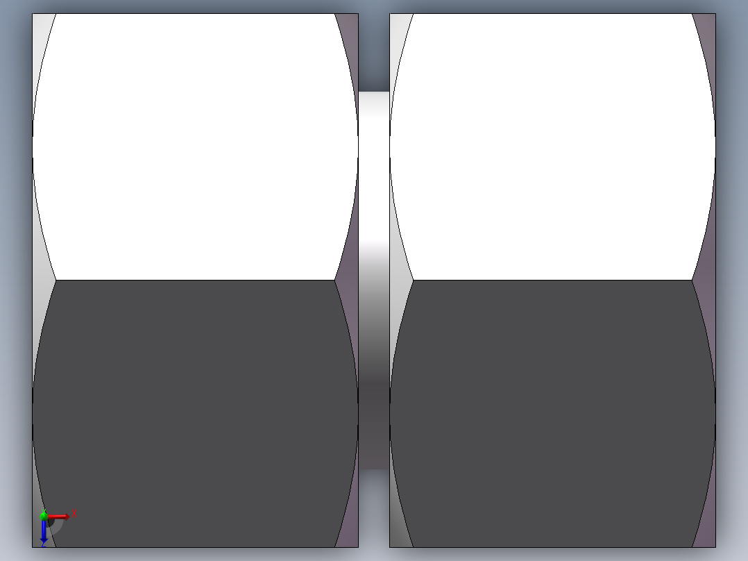 3C+3D 组合接头、3D-30俯视图