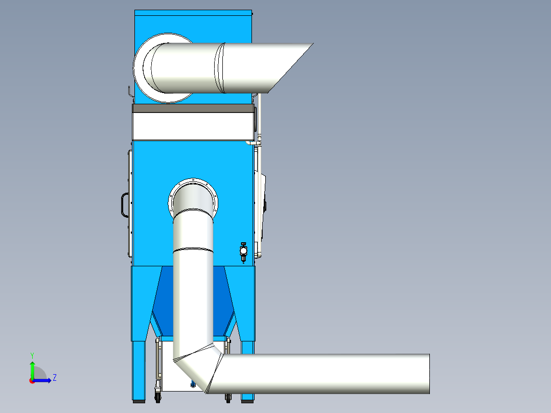 空气过滤塔左视图