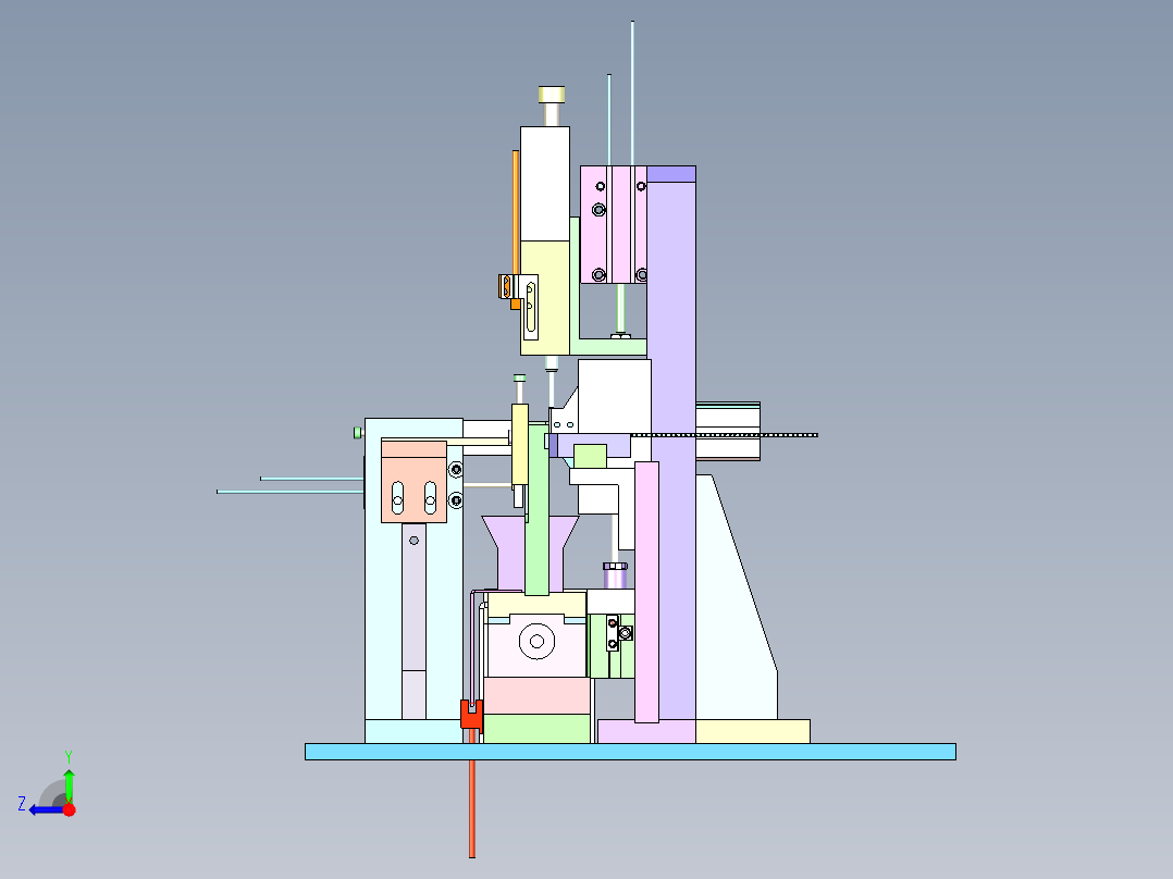 QC-920耳机插孔自动检测分选机右视图