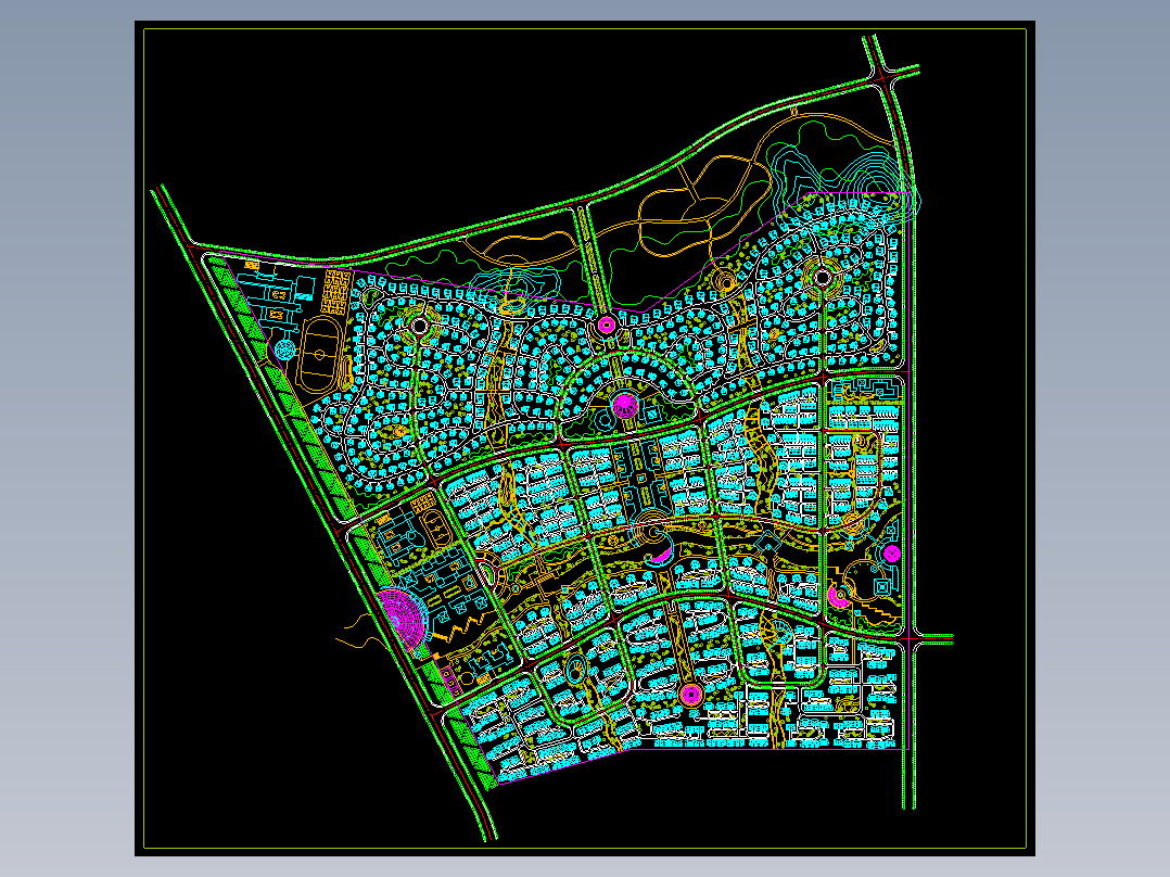 花园小区规划图
